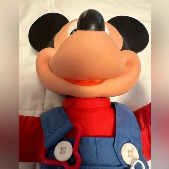 Vintage 1980s Mickey Mouse Learn to Dress Me Doll Mattel Button Zipper​ Shoe Tie - Picture 11 of 14